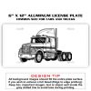 6 X 12 Full Size Aluminum License Plate for Cars and Trucks  Thumbnail