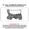 6 X 12 Full Size Aluminum License Plate for Cars and Trucks  Thumbnail