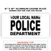 6 X 12 Full Size Aluminum License Plate for Cars and Trucks  Thumbnail