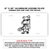 6 X 12 Full Size Aluminum License Plate for Cars and Trucks  Thumbnail