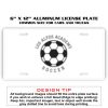 6 X 12 Full Size Aluminum License Plate for Cars and Trucks  Thumbnail
