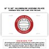 6 X 12 Full Size Aluminum License Plate for Cars and Trucks  Thumbnail