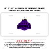 6 X 12 Full Size Aluminum License Plate for Cars and Trucks  Thumbnail