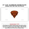 6 X 12 Full Size Aluminum License Plate for Cars and Trucks  Thumbnail