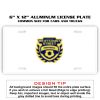 6 X 12 Full Size Aluminum License Plate for Cars and Trucks  Thumbnail