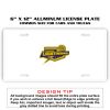 6 X 12 Full Size Aluminum License Plate for Cars and Trucks  Thumbnail