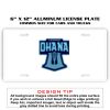 6 X 12 Full Size Aluminum License Plate for Cars and Trucks  Thumbnail
