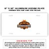 6 X 12 Full Size Aluminum License Plate for Cars and Trucks  Thumbnail