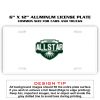 6 X 12 Full Size Aluminum License Plate for Cars and Trucks  Thumbnail