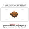 6 X 12 Full Size Aluminum License Plate for Cars and Trucks  Thumbnail