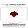 6 X 12 Full Size Aluminum License Plate for Cars and Trucks  Thumbnail