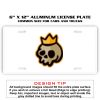 6 X 12 Full Size Aluminum License Plate for Cars and Trucks  Thumbnail