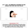 6 X 12 Full Size Aluminum License Plate for Cars and Trucks  Thumbnail