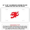 6 X 12 Full Size Aluminum License Plate for Cars and Trucks  Thumbnail