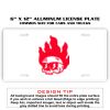 6 X 12 Full Size Aluminum License Plate for Cars and Trucks  Thumbnail