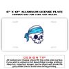 6 X 12 Full Size Aluminum License Plate for Cars and Trucks  Thumbnail