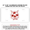 6 X 12 Full Size Aluminum License Plate for Cars and Trucks  Thumbnail
