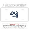 6 X 12 Full Size Aluminum License Plate for Cars and Trucks  Thumbnail