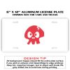 6 X 12 Full Size Aluminum License Plate for Cars and Trucks  Thumbnail