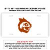 6 X 12 Full Size Aluminum License Plate for Cars and Trucks  Thumbnail