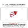 6 X 12 Full Size Aluminum License Plate for Cars and Trucks  Thumbnail