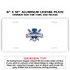 6 X 12 Full Size Aluminum License Plate for Cars and Trucks  Thumbnail