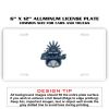 6 X 12 Full Size Aluminum License Plate for Cars and Trucks  Thumbnail