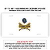 6 X 12 Full Size Aluminum License Plate for Cars and Trucks  Thumbnail