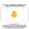 6 X 12 Full Size Aluminum License Plate for Cars and Trucks  Thumbnail