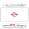 6 X 12 Full Size Aluminum License Plate for Cars and Trucks  Thumbnail