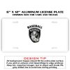 6 X 12 Full Size Aluminum License Plate for Cars and Trucks  Thumbnail