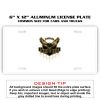 6 X 12 Full Size Aluminum License Plate for Cars and Trucks  Thumbnail