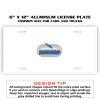 6 X 12 Full Size Aluminum License Plate for Cars and Trucks  Thumbnail