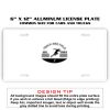 6 X 12 Full Size Aluminum License Plate for Cars and Trucks  Thumbnail