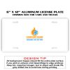 6 X 12 Full Size Aluminum License Plate for Cars and Trucks  Thumbnail