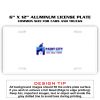 6 X 12 Full Size Aluminum License Plate for Cars and Trucks  Thumbnail