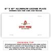 6 X 12 Full Size Aluminum License Plate for Cars and Trucks  Thumbnail