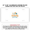 6 X 12 Full Size Aluminum License Plate for Cars and Trucks  Thumbnail
