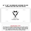 6 X 12 Full Size Aluminum License Plate for Cars and Trucks  Thumbnail