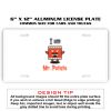 6 X 12 Full Size Aluminum License Plate for Cars and Trucks  Thumbnail