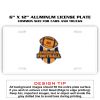 6 X 12 Full Size Aluminum License Plate for Cars and Trucks  Thumbnail
