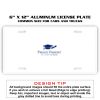 6 X 12 Full Size Aluminum License Plate for Cars and Trucks  Thumbnail
