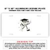 6 X 12 Full Size Aluminum License Plate for Cars and Trucks  Thumbnail