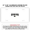6 X 12 Full Size Aluminum License Plate for Cars and Trucks  Thumbnail