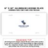 6 X 12 Full Size Aluminum License Plate for Cars and Trucks  Thumbnail