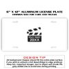 6 X 12 Full Size Aluminum License Plate for Cars and Trucks  Thumbnail