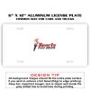 6 X 12 Full Size Aluminum License Plate for Cars and Trucks  Thumbnail