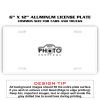 6 X 12 Full Size Aluminum License Plate for Cars and Trucks  Thumbnail