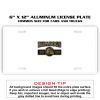 6 X 12 Full Size Aluminum License Plate for Cars and Trucks  Thumbnail