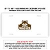 6 X 12 Full Size Aluminum License Plate for Cars and Trucks  Thumbnail